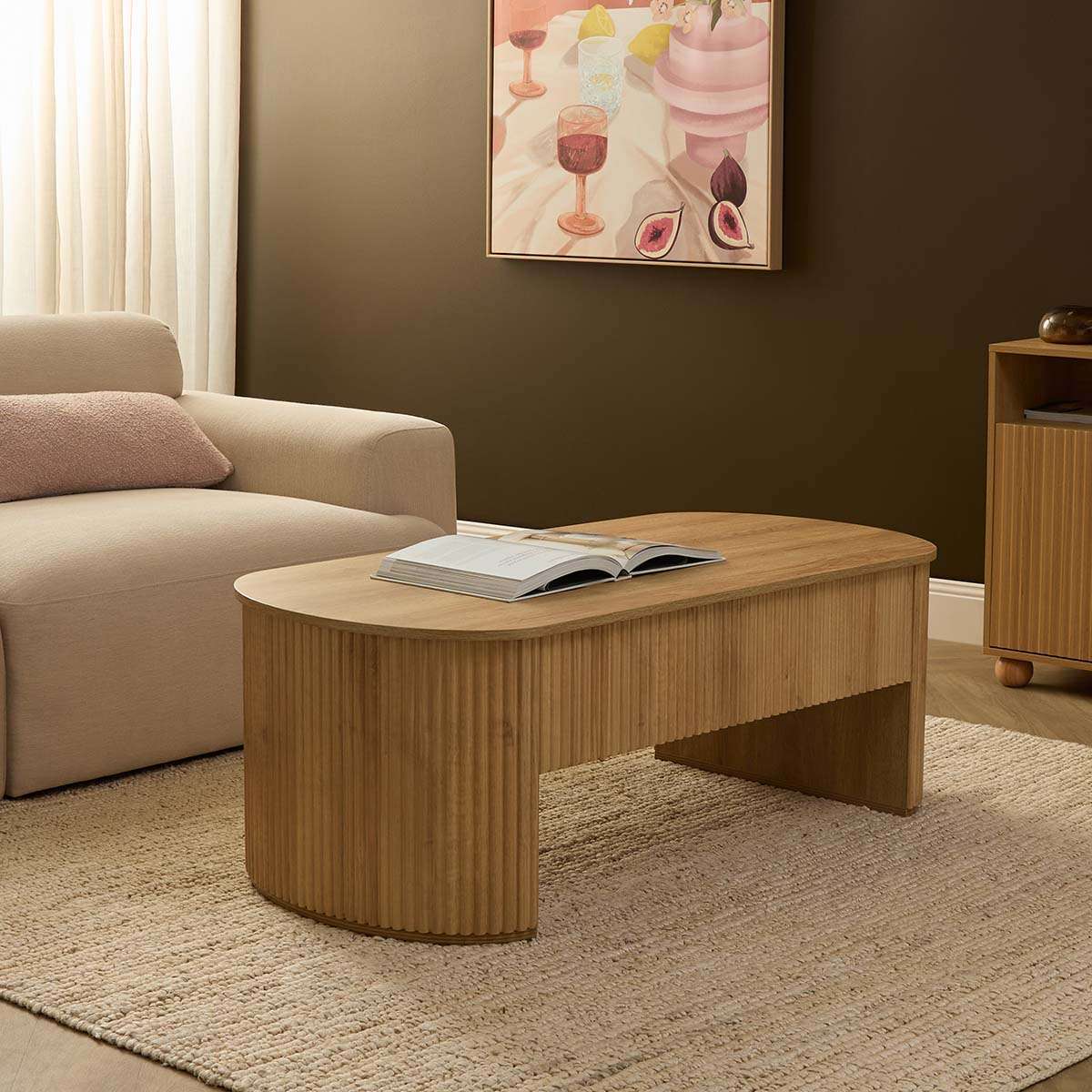 Amara Coffee Table - Natural - Image 5