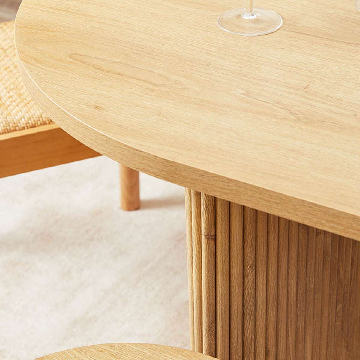 Amara Six Seater Dining Table - Natural - Image 12
