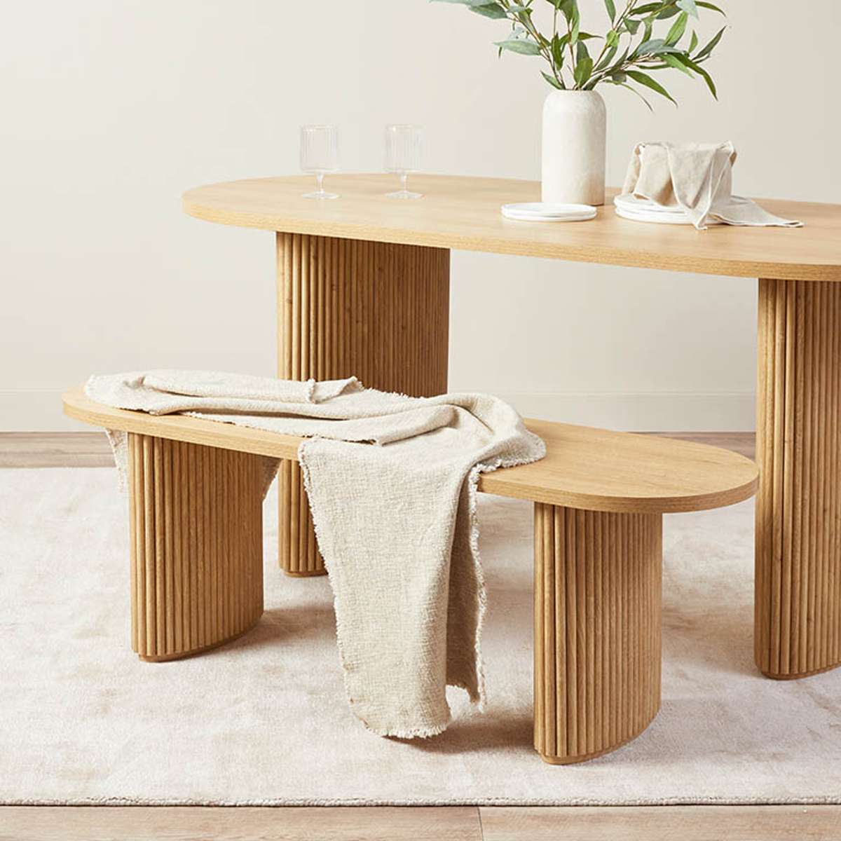 Amara Bench Seat - Natural - Image 4