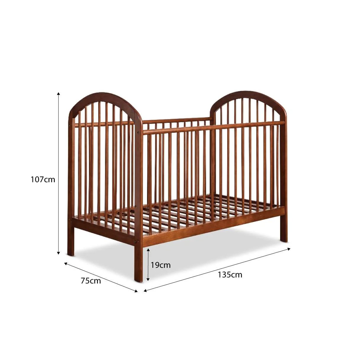 Archie Cot - Hazelnut - Image 9