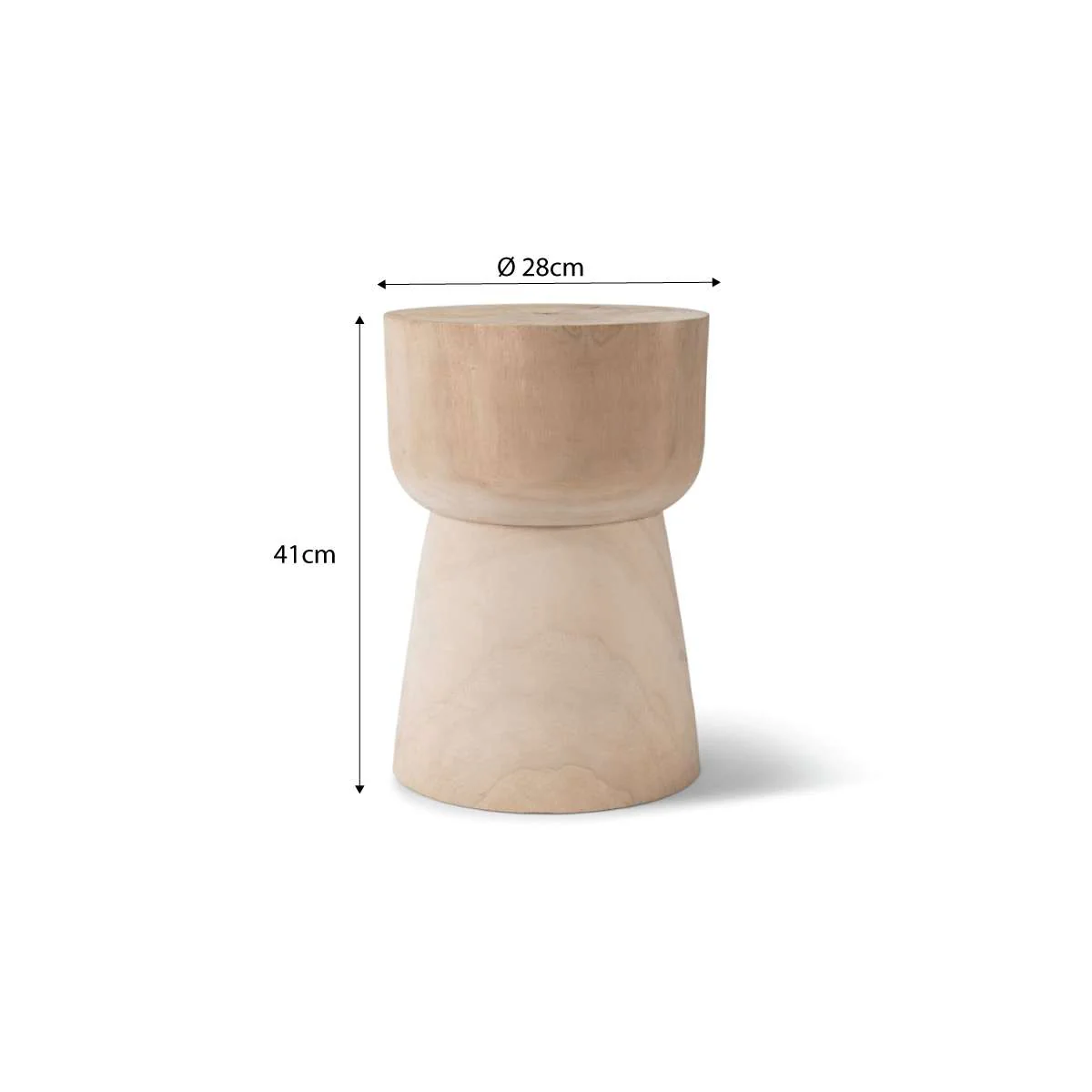 Frederick Wooden Side Table - Image 8