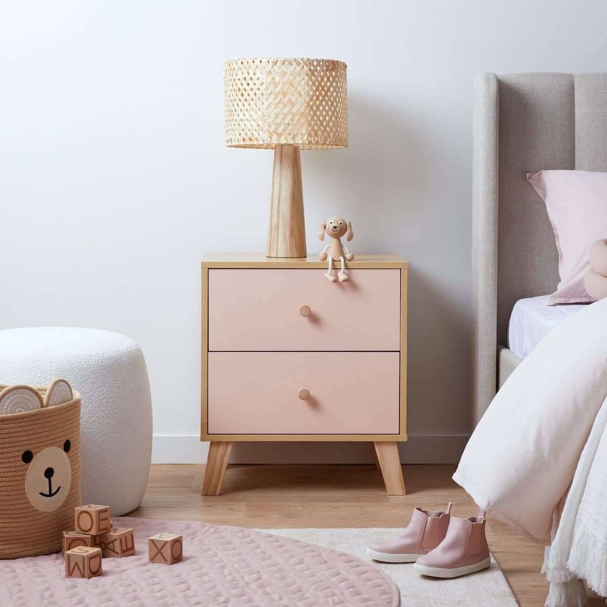 Imogen Pink King Single Four Piece Bedroom Set - Image 4