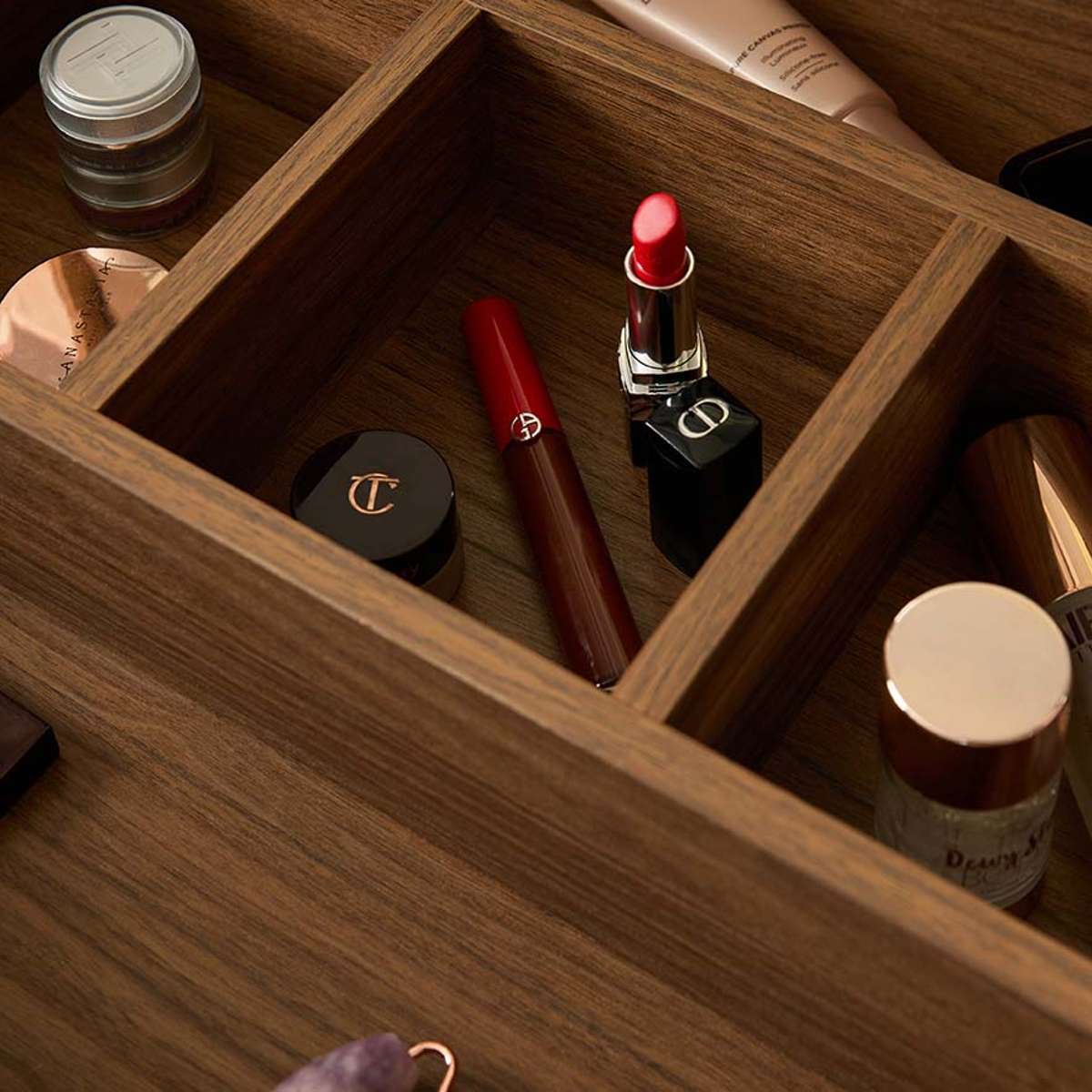 Leia Make-Up Table - Walnut - Image 6