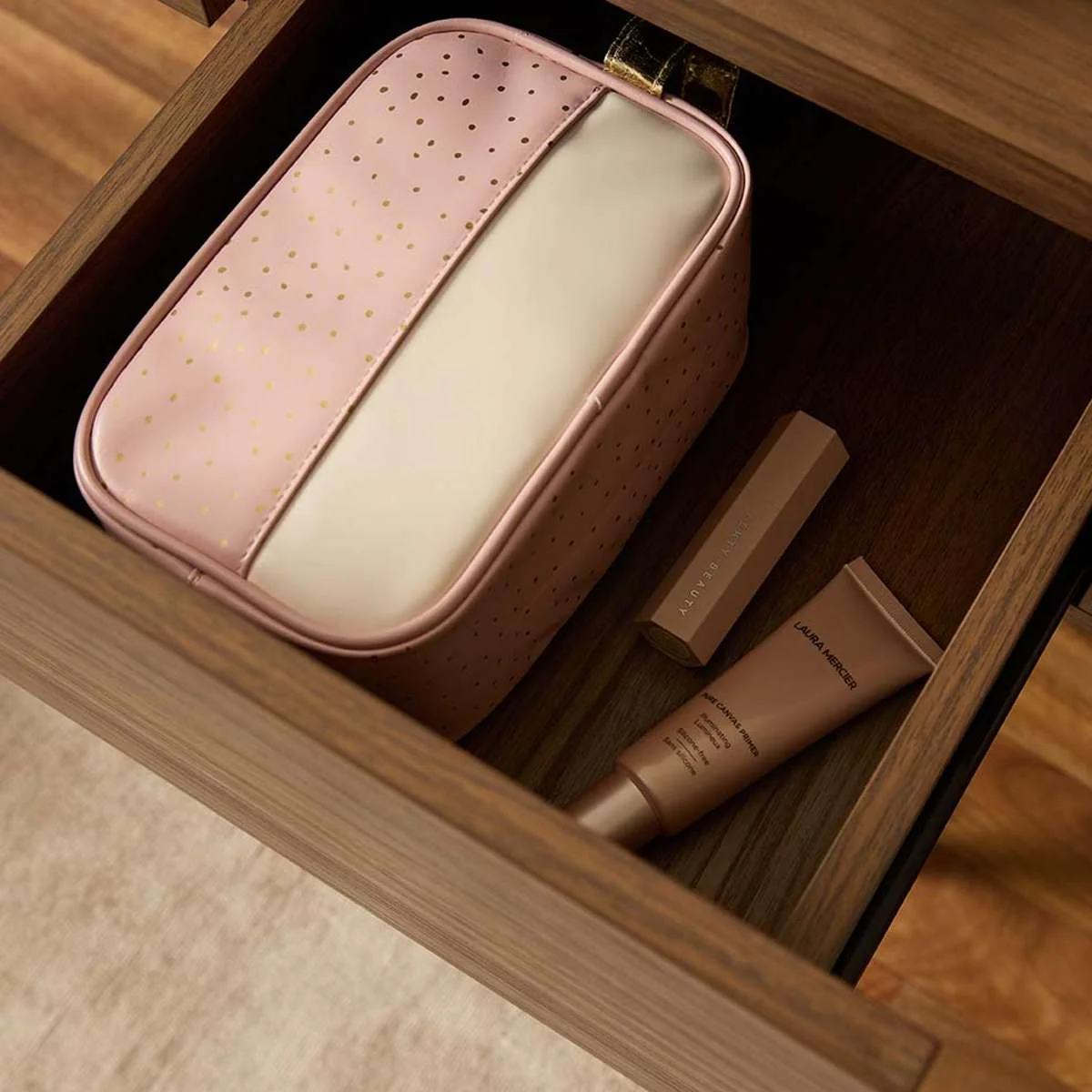 Leia Make-Up Table - Walnut - Image 7
