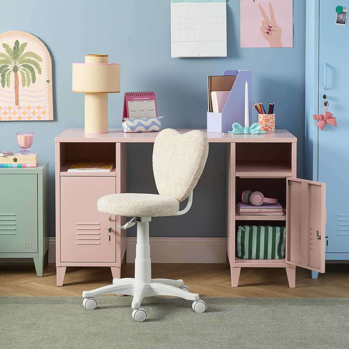 Mocka Original Locker Desk - Large - Pink - Image 3