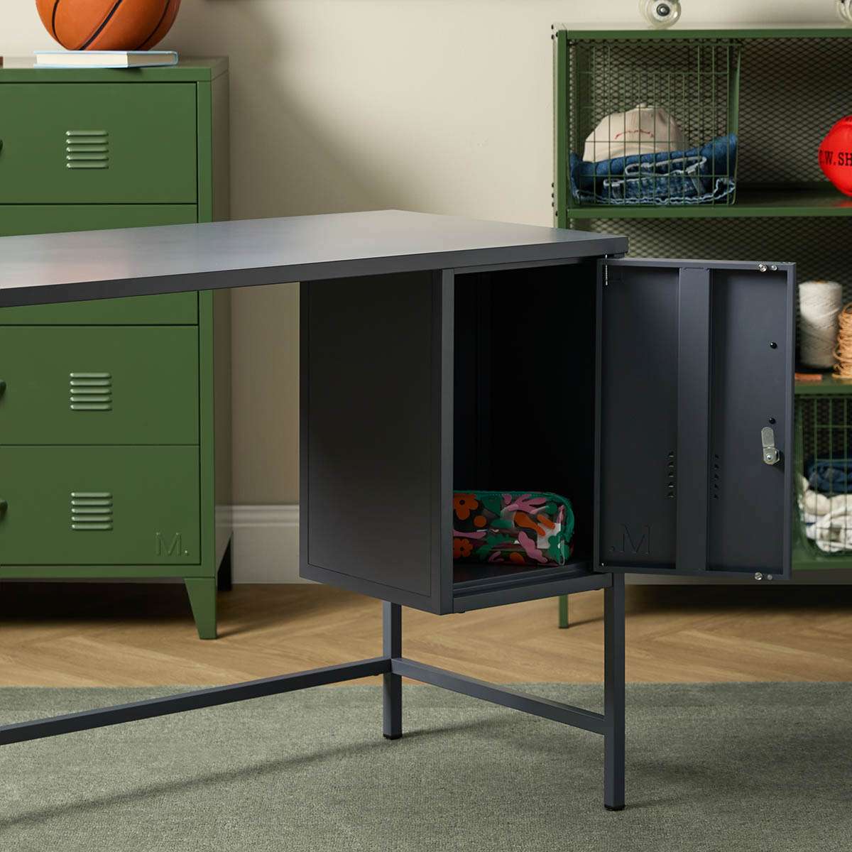 Mocka Original Locker Desk - Steele - Image 5