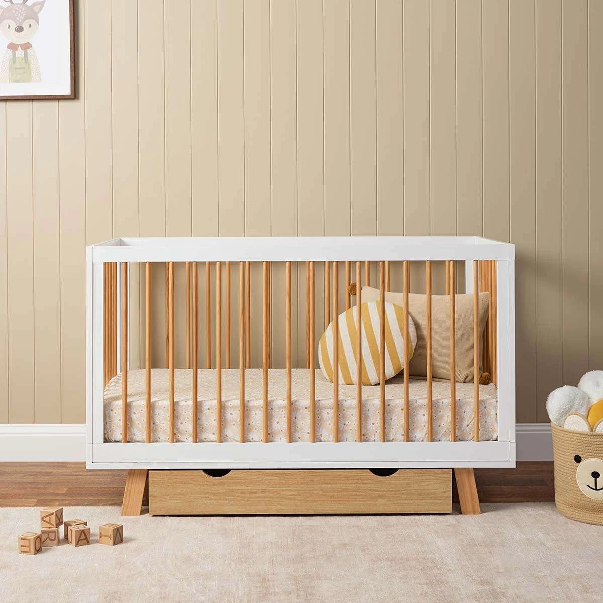 Mocka Under Cot Storage - Natural - Image 3