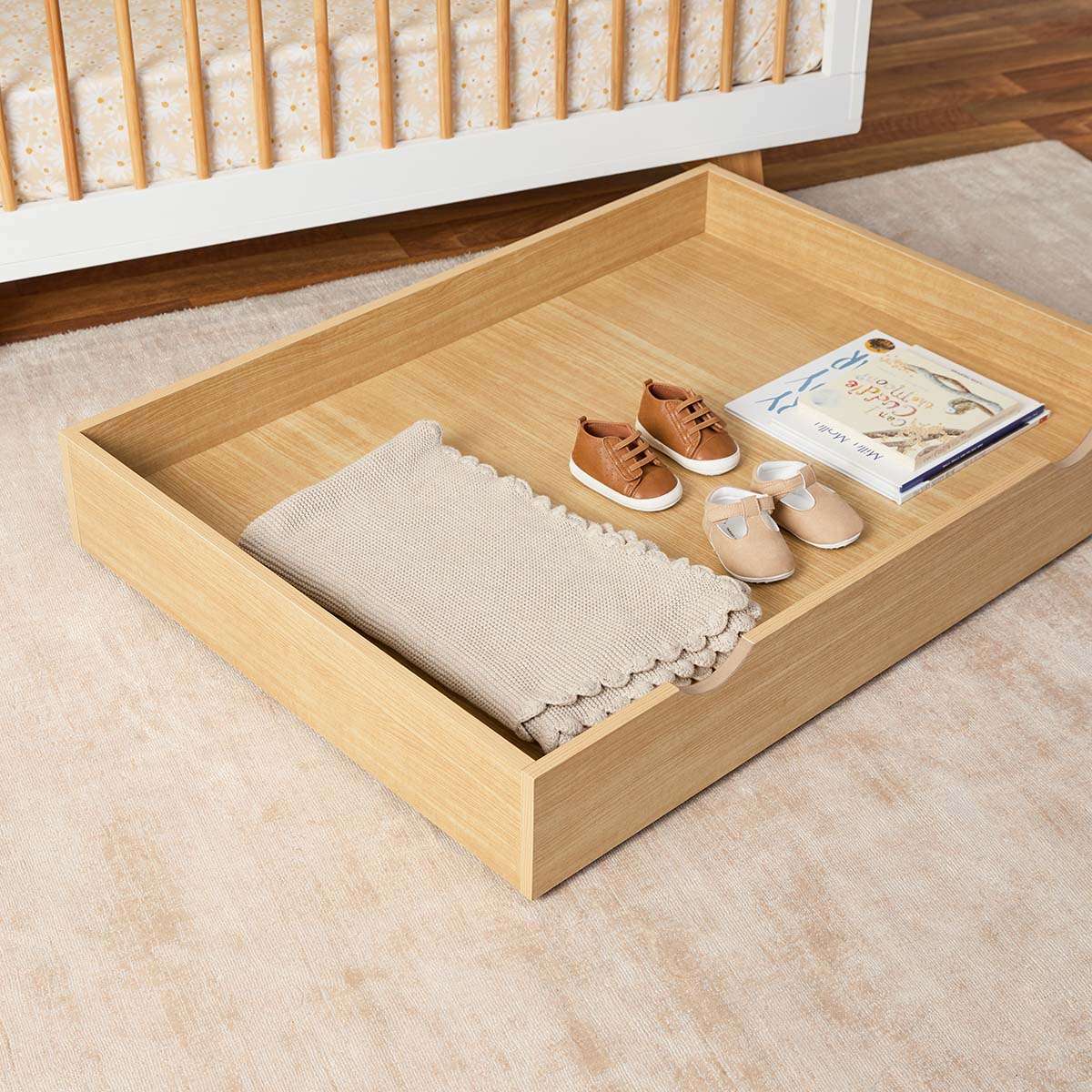Mocka Under Cot Storage - Natural - Image 6
